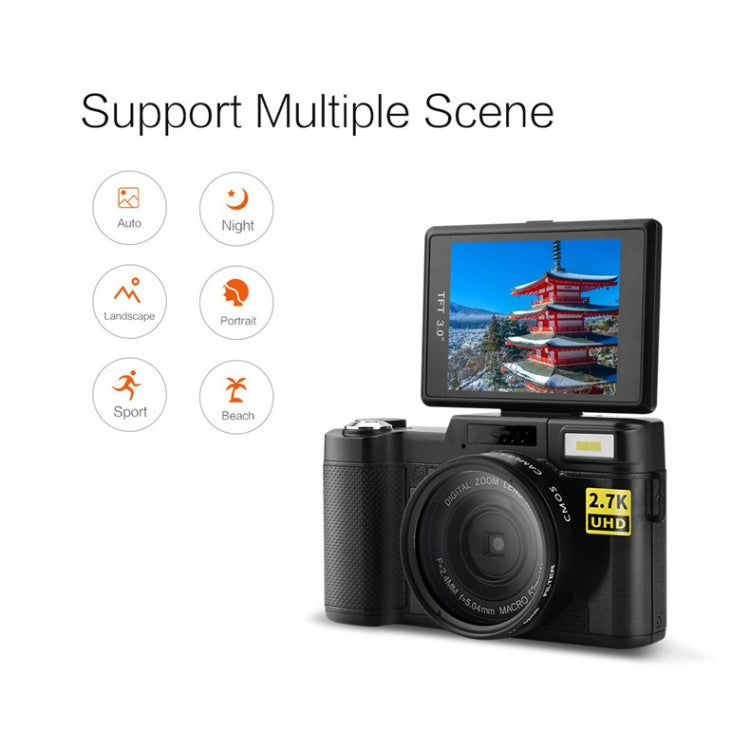 R2 2.7K Vlog Camera 4X Zoom Digital Camera with 3.0 inch Flip Screen R2 2.7K Vlog Camera 4X Zoom Digital Camera with 3.0 inch Flip Screen